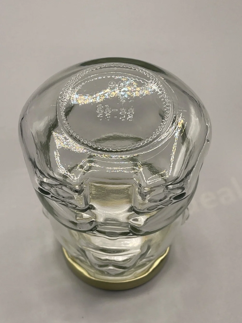 Bear Shaped Glass Jar With Lid.‎ 4.25